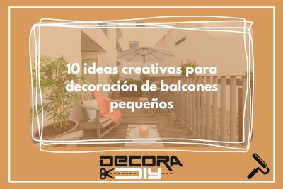 10 ideas creativas para decoración de balcones pequeños